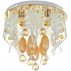 Кристален полилей Natali, злато,led RGB 9w+4xe27, 3082/40 GD